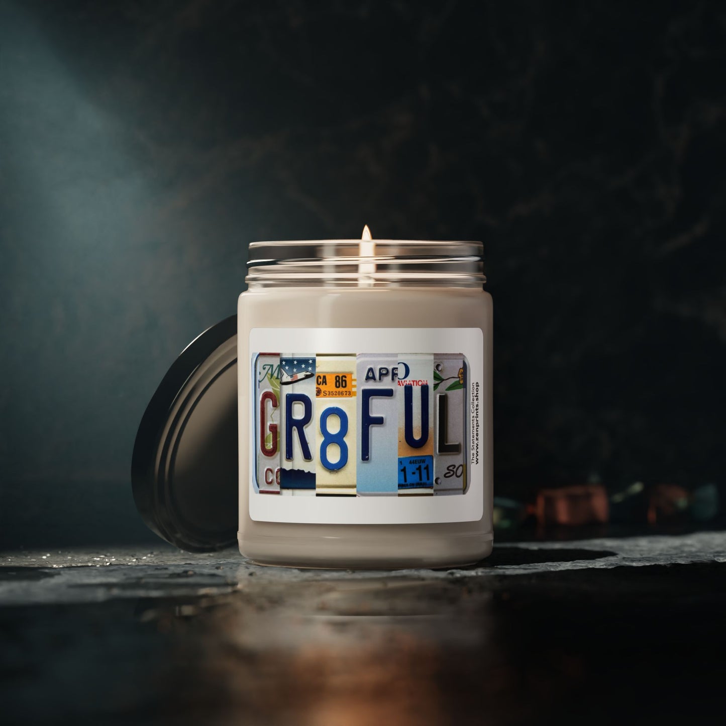 "Gr8tful" - Scented Soy Candle, 9oz