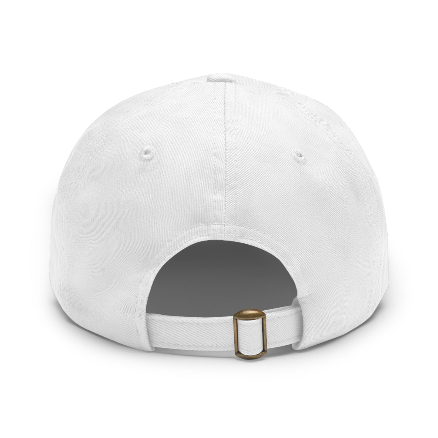 Inspirational 'Blessed' Dad Hat with Rectangular Leather Patch