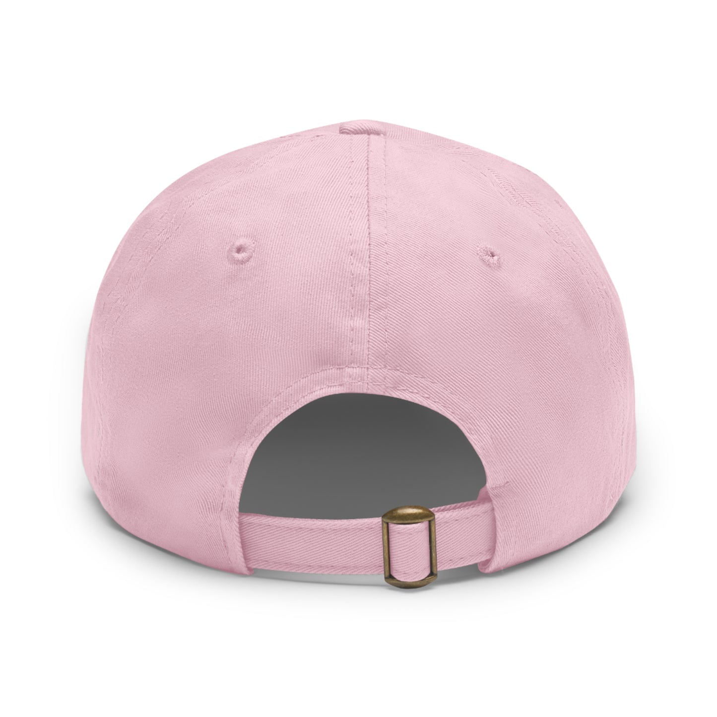 Inspirational 'Blessed' Dad Hat with Rectangular Leather Patch