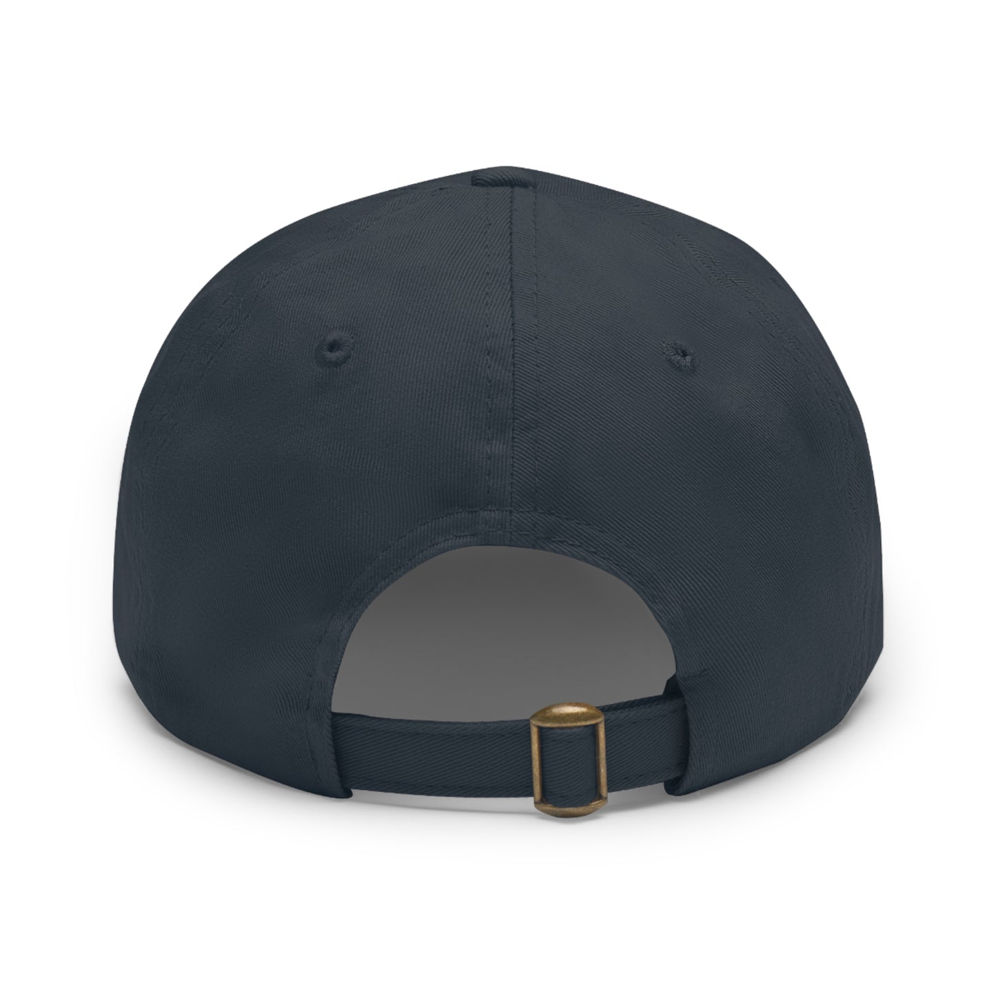 Inspirational 'Blessed' Dad Hat with Rectangular Leather Patch
