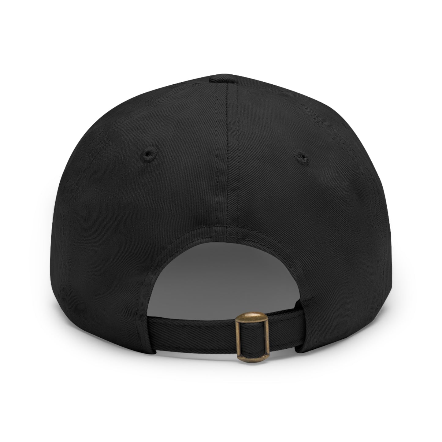 Inspirational 'Blessed' Dad Hat with Rectangular Leather Patch