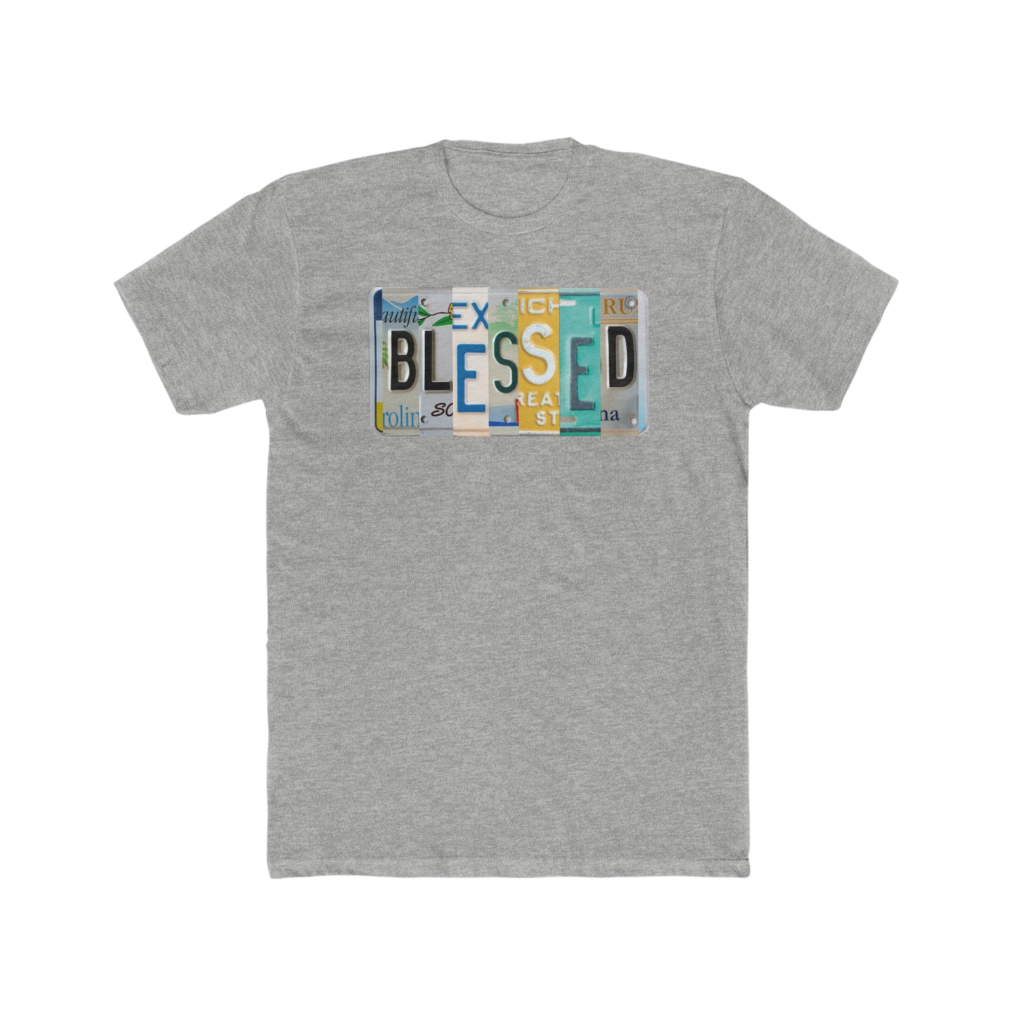 Inspirational 'BLESSED' Unisex Cotton Crew Tee - Comfortable and Stylish Shirt