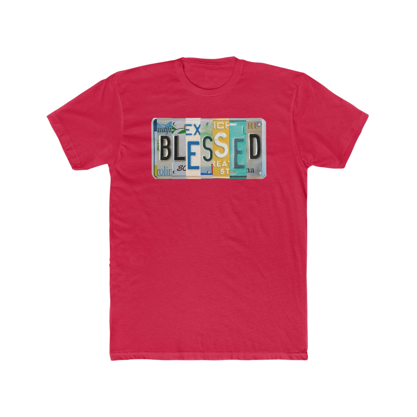 Inspirational 'BLESSED' Unisex Cotton Crew Tee - Comfortable and Stylish Shirt