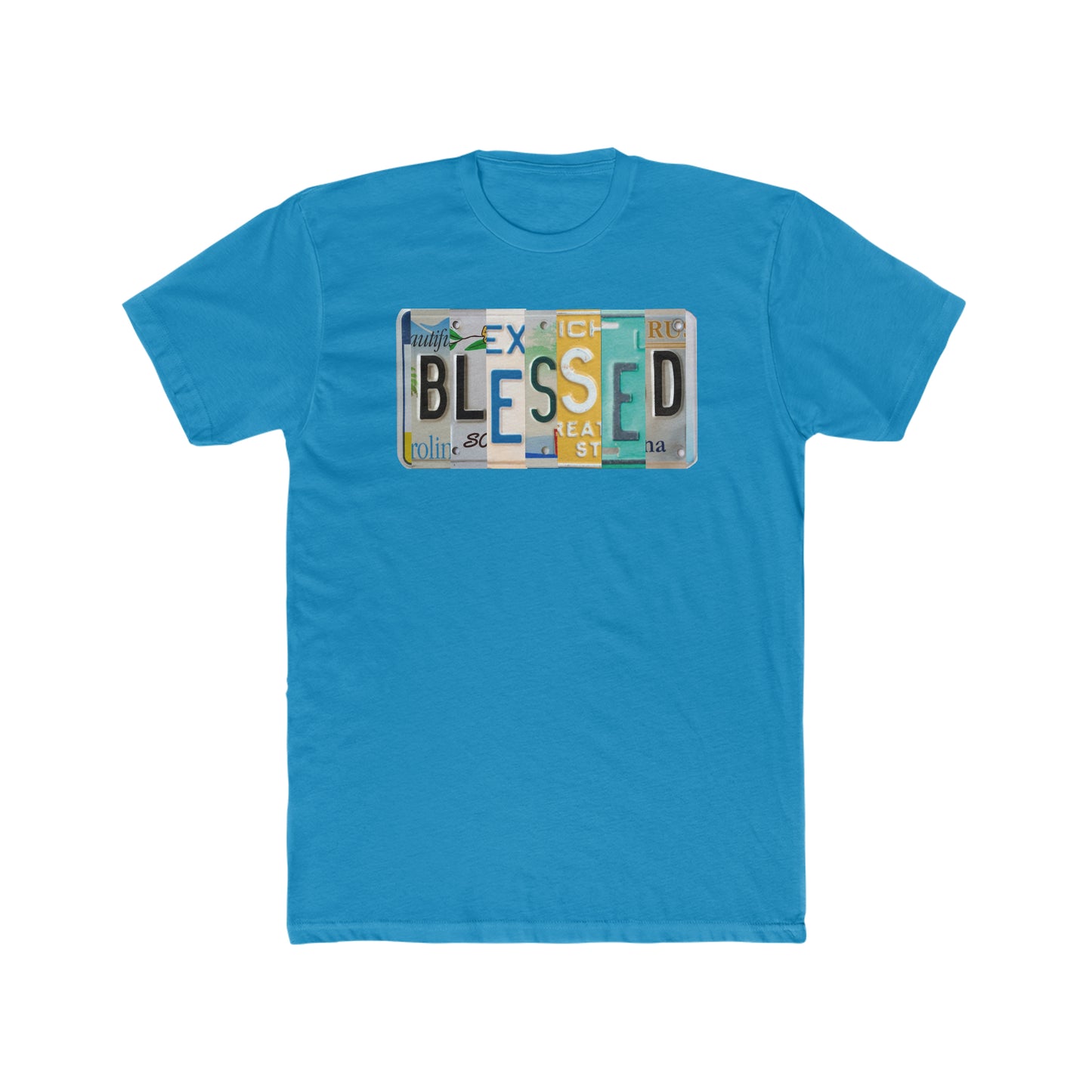 Inspirational 'BLESSED' Unisex Cotton Crew Tee - Comfortable and Stylish Shirt