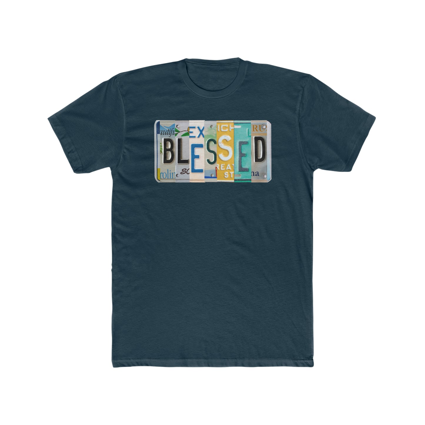Inspirational 'BLESSED' Unisex Cotton Crew Tee - Comfortable and Stylish Shirt