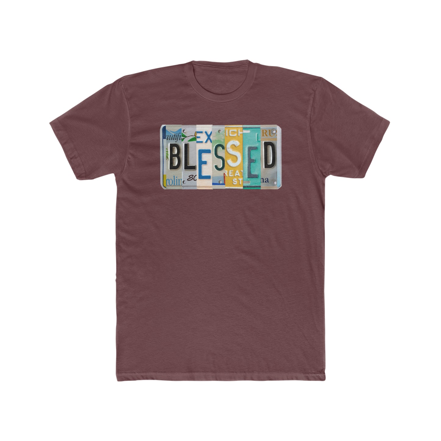 Inspirational 'BLESSED' Unisex Cotton Crew Tee - Comfortable and Stylish Shirt