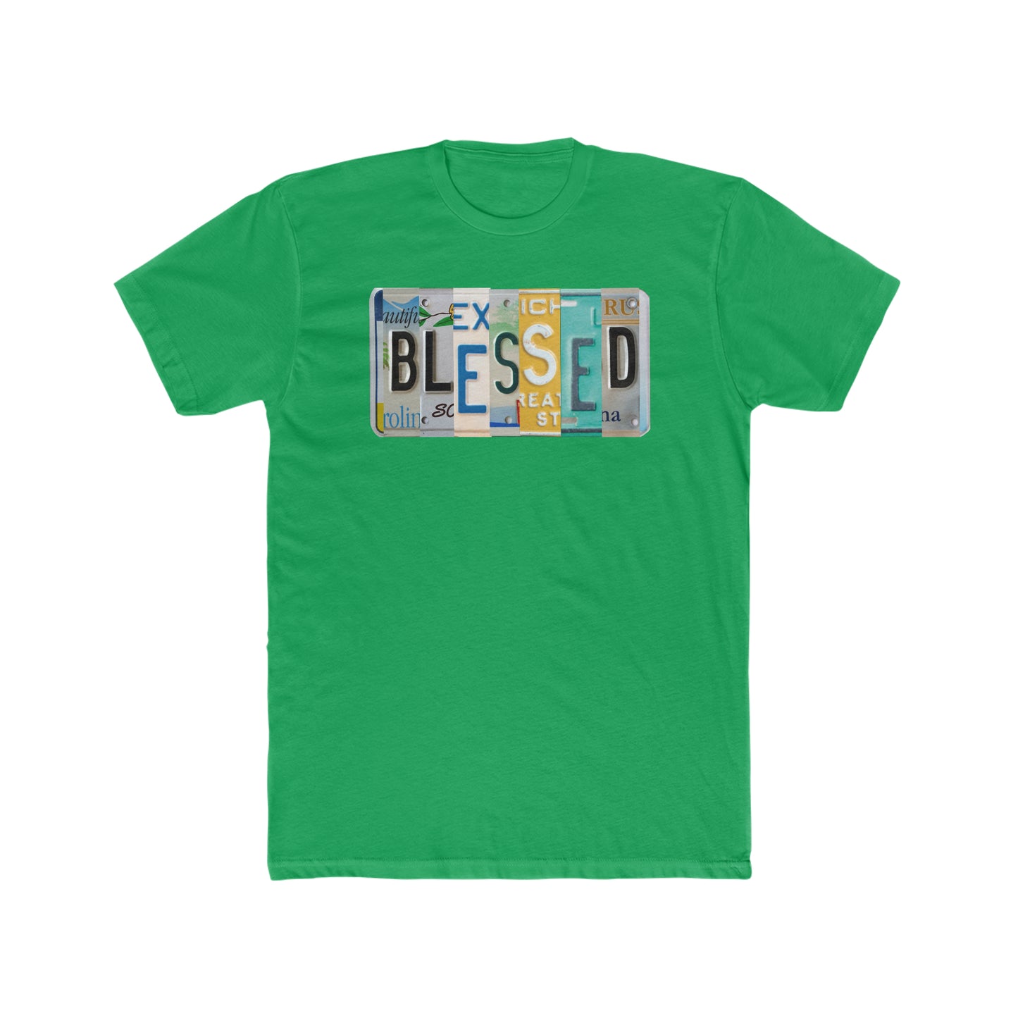 Inspirational 'BLESSED' Unisex Cotton Crew Tee - Comfortable and Stylish Shirt