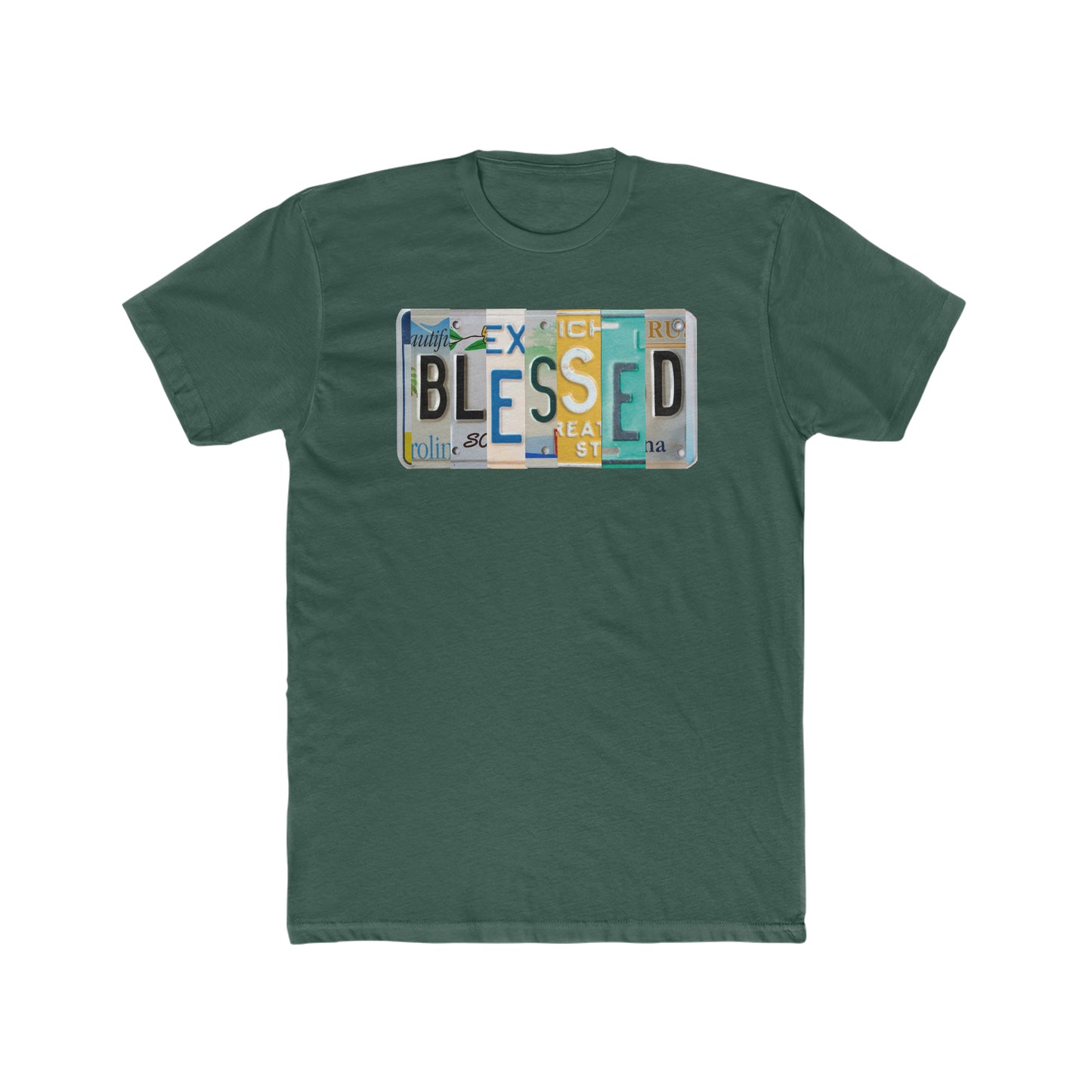 Inspirational 'BLESSED' Unisex Cotton Crew Tee - Comfortable and Stylish Shirt