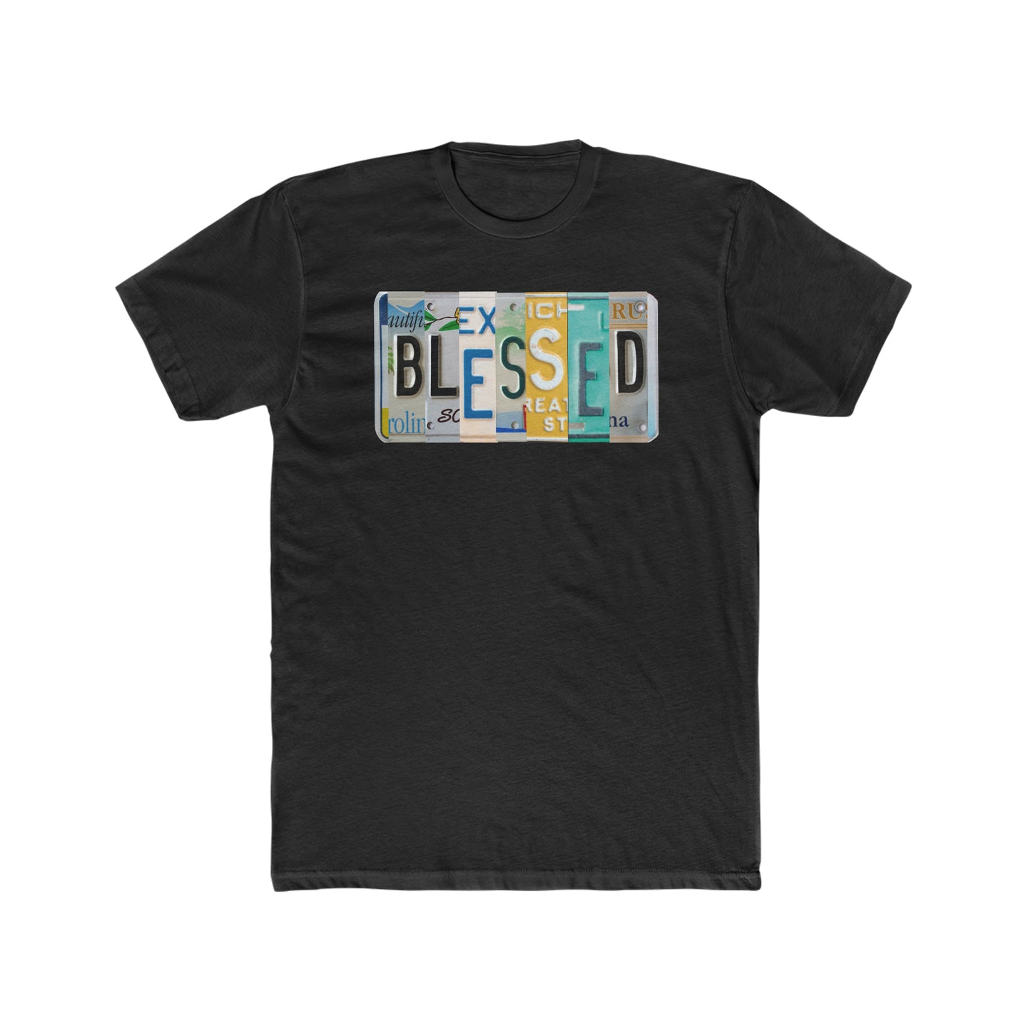 Inspirational 'BLESSED' Unisex Cotton Crew Tee - Comfortable and Stylish Shirt