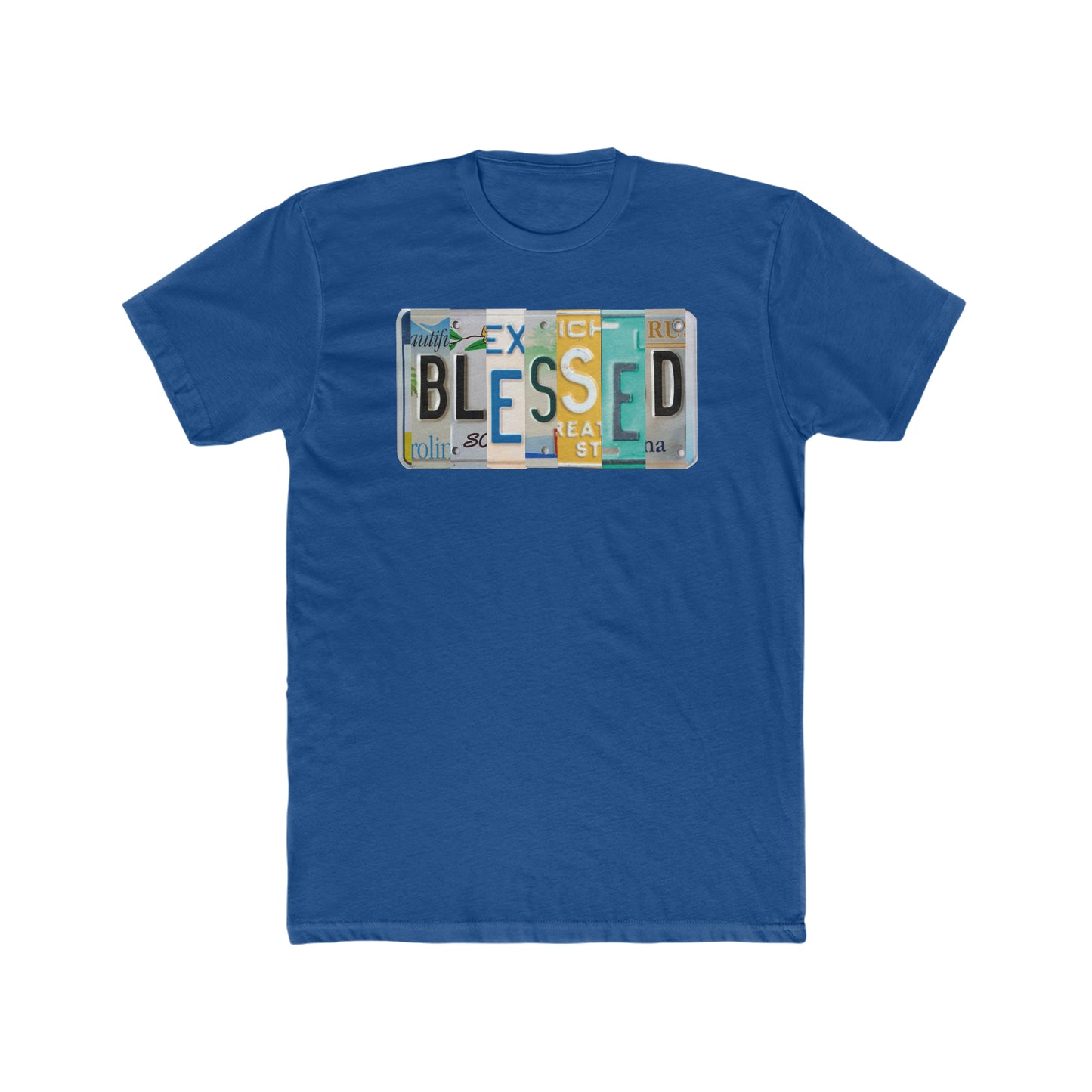 Inspirational 'BLESSED' Unisex Cotton Crew Tee - Comfortable and Stylish Shirt