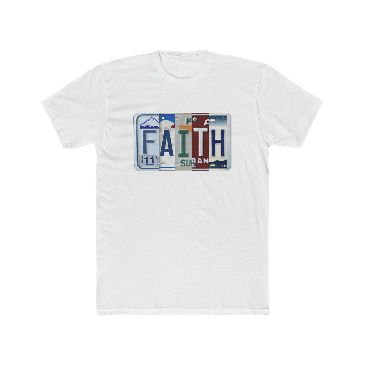 Inspirational 'FAITH' Unisex Cotton Crew Tee - Comfortable and Stylish Shirt