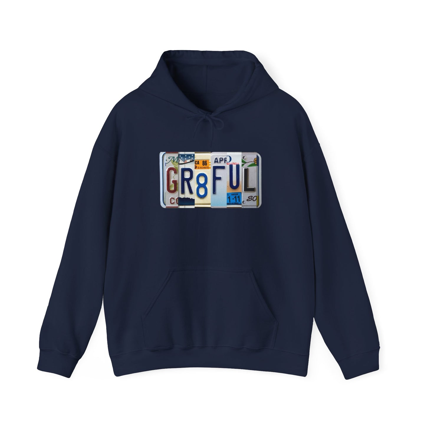 Inspirational "GR8FUL" - Unisex Heavy Blend™ Hooded Sweatshirt