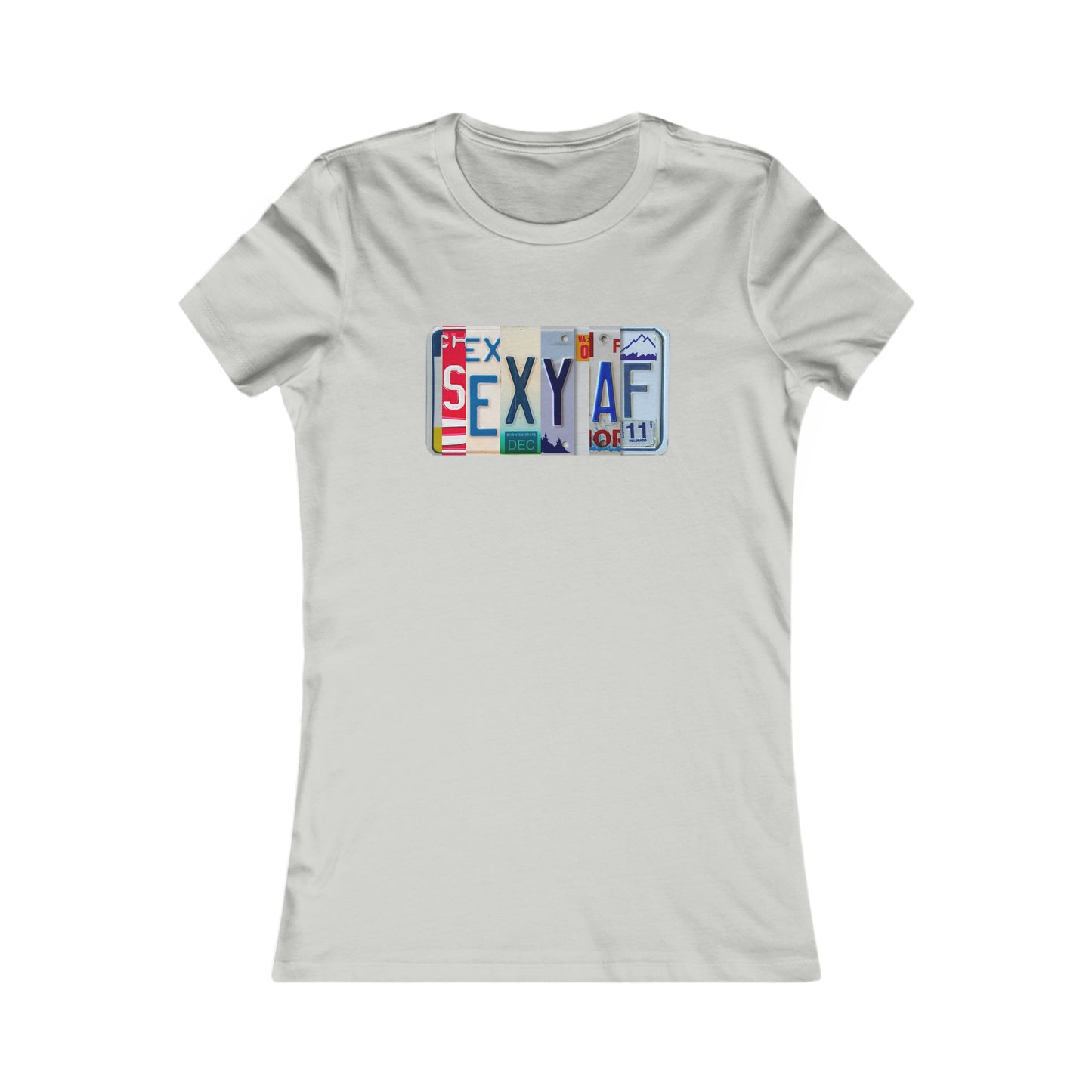 Bold 'Sexy AF' Bella and Canvas Women's Favorite Tee - Stylish and Confident