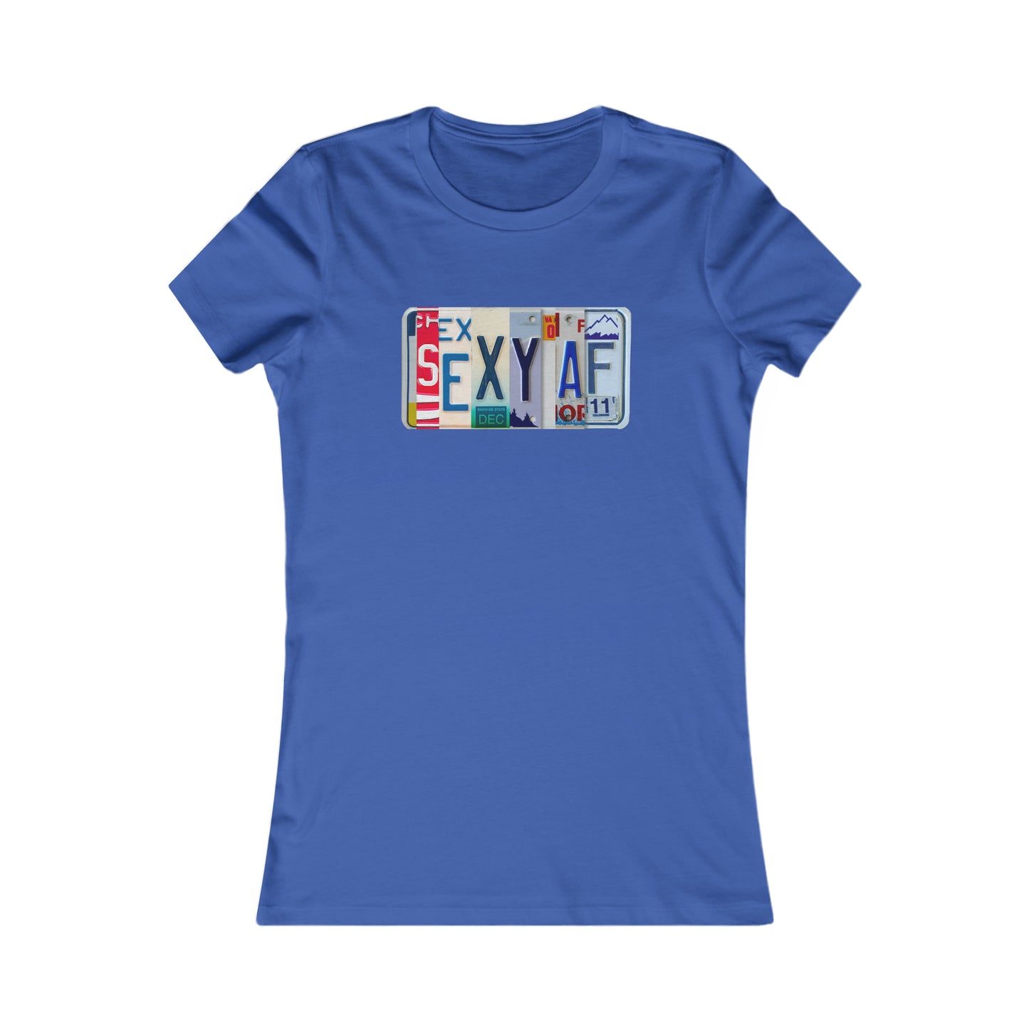 Bold 'Sexy AF' Bella and Canvas Women's Favorite Tee - Stylish and Confident