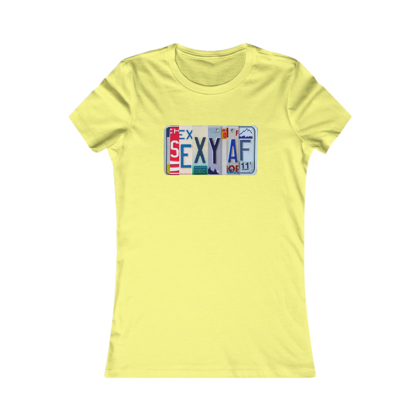 Bold 'Sexy AF' Bella and Canvas Women's Favorite Tee - Stylish and Confident