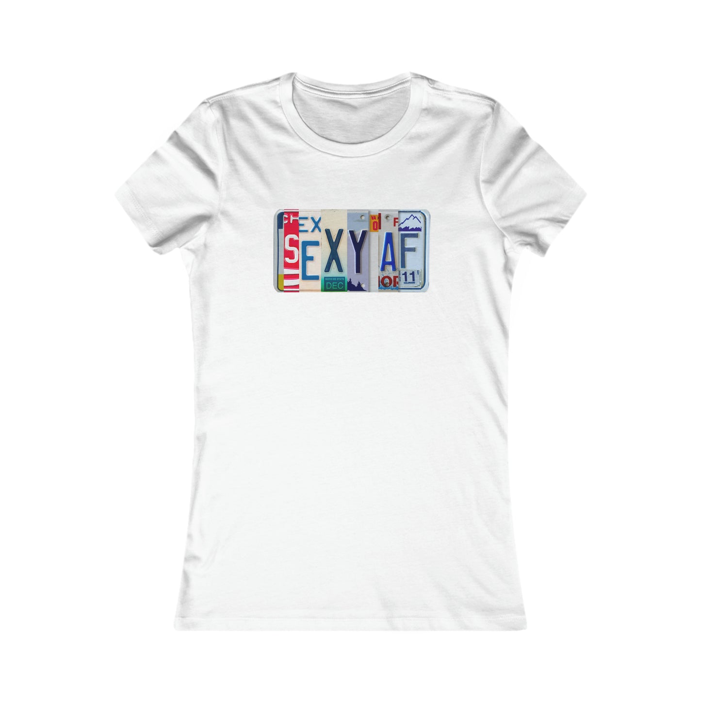 Bold 'Sexy AF' Bella and Canvas Women's Favorite Tee - Stylish and Confident