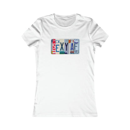 Bold 'Sexy AF' Bella and Canvas Women's Favorite Tee - Stylish and Confident