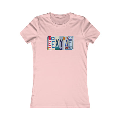 Bold 'Sexy AF' Bella and Canvas Women's Favorite Tee - Stylish and Confident