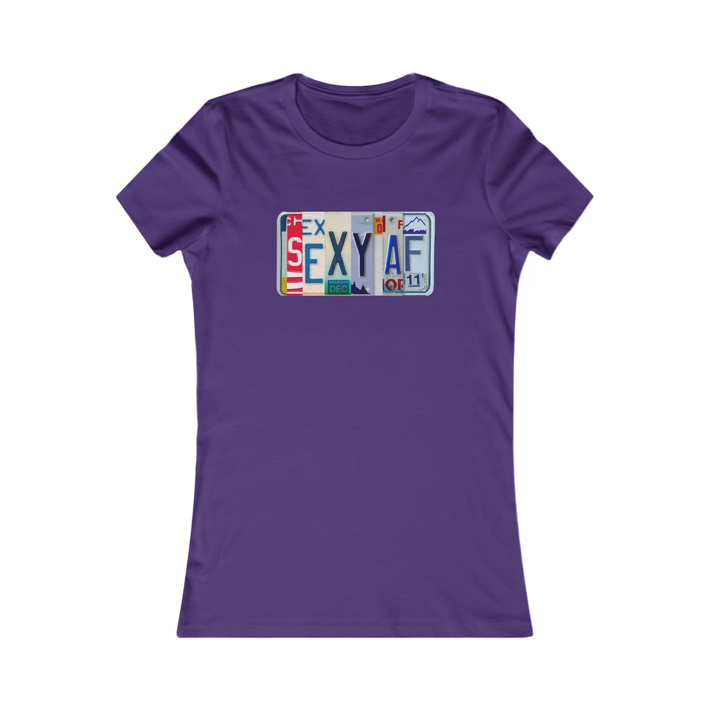 Bold 'Sexy AF' Bella and Canvas Women's Favorite Tee - Stylish and Confident