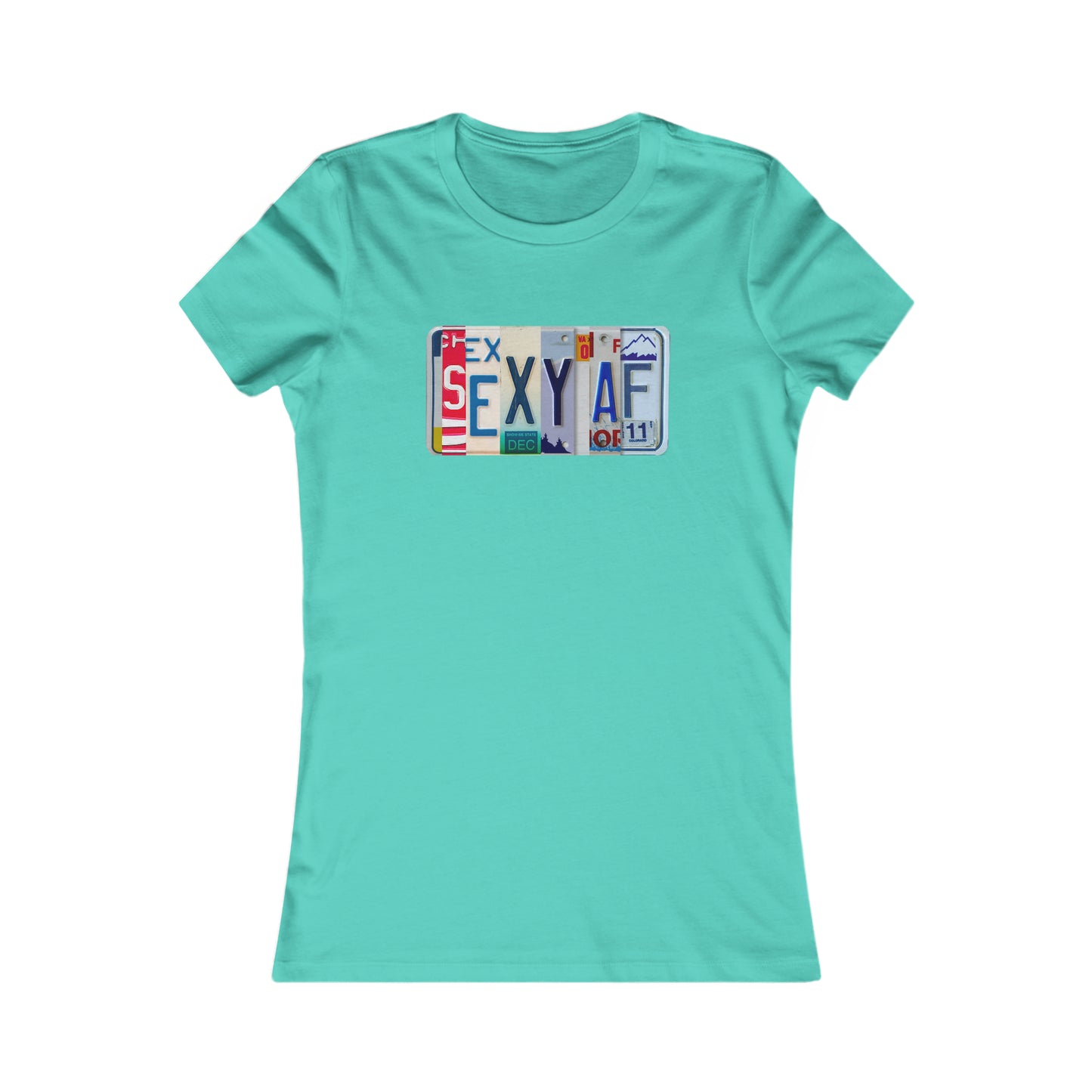 Bold 'Sexy AF' Bella and Canvas Women's Favorite Tee - Stylish and Confident