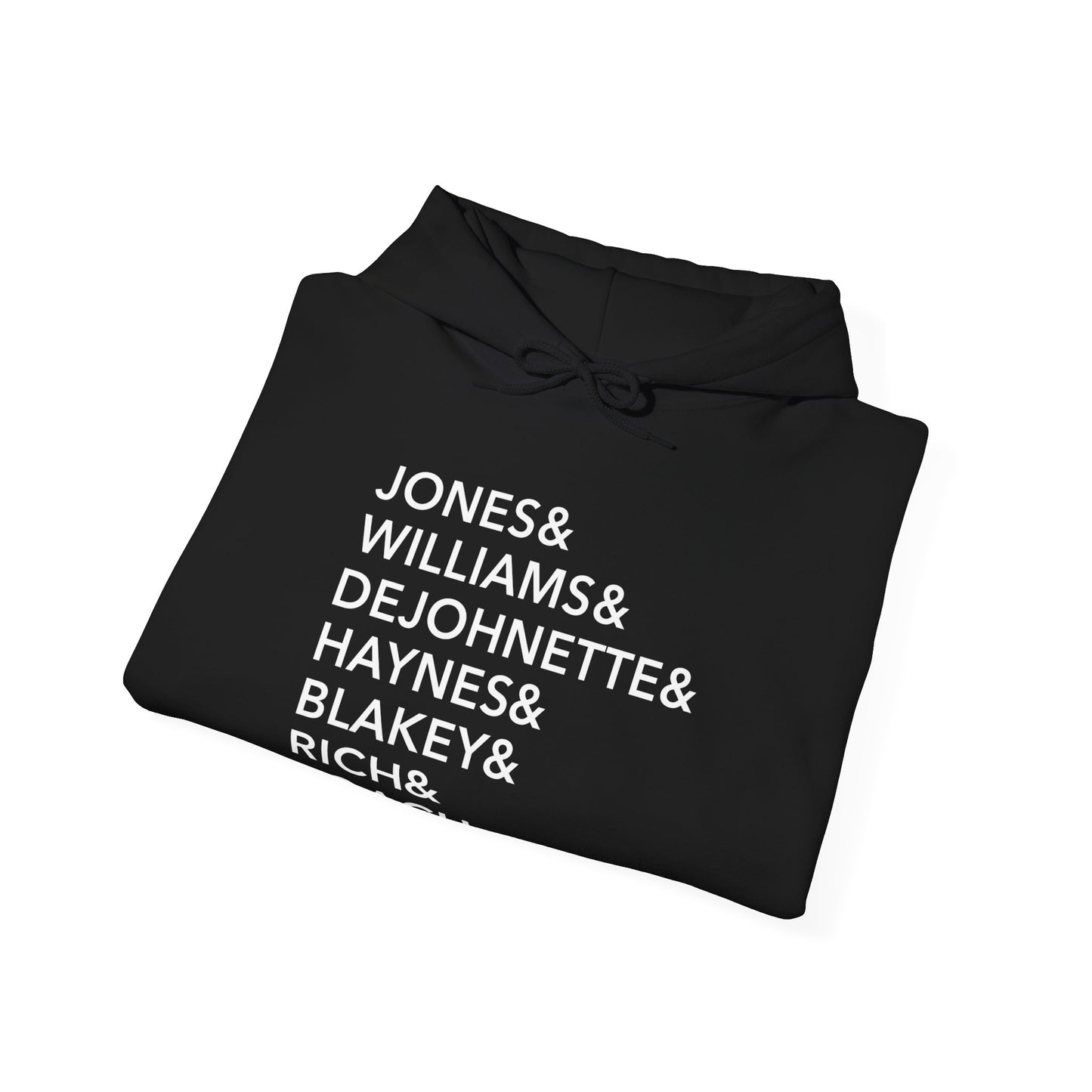 Vintage Vibe: Jazz Drummer Legacy Unisex Heavy Blend™ Hooded Sweatshirt
