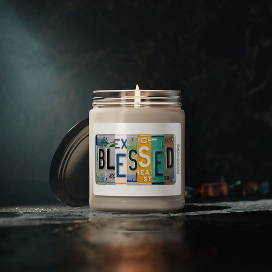 "Blessed" - Scented Soy Candle, 9oz