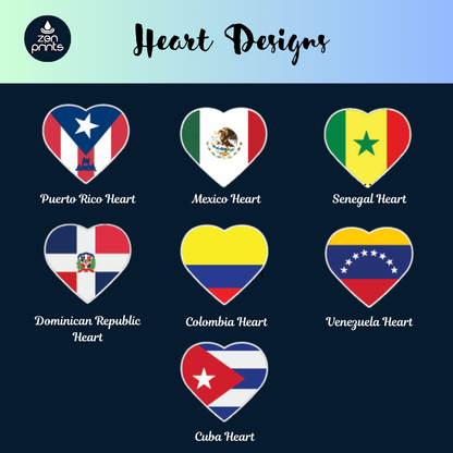 Flag Heart Denim Jacket – Heritage in Style