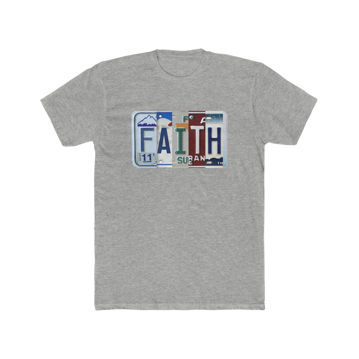 Inspirational 'FAITH' Unisex Cotton Crew Tee - Comfortable and Stylish Shirt