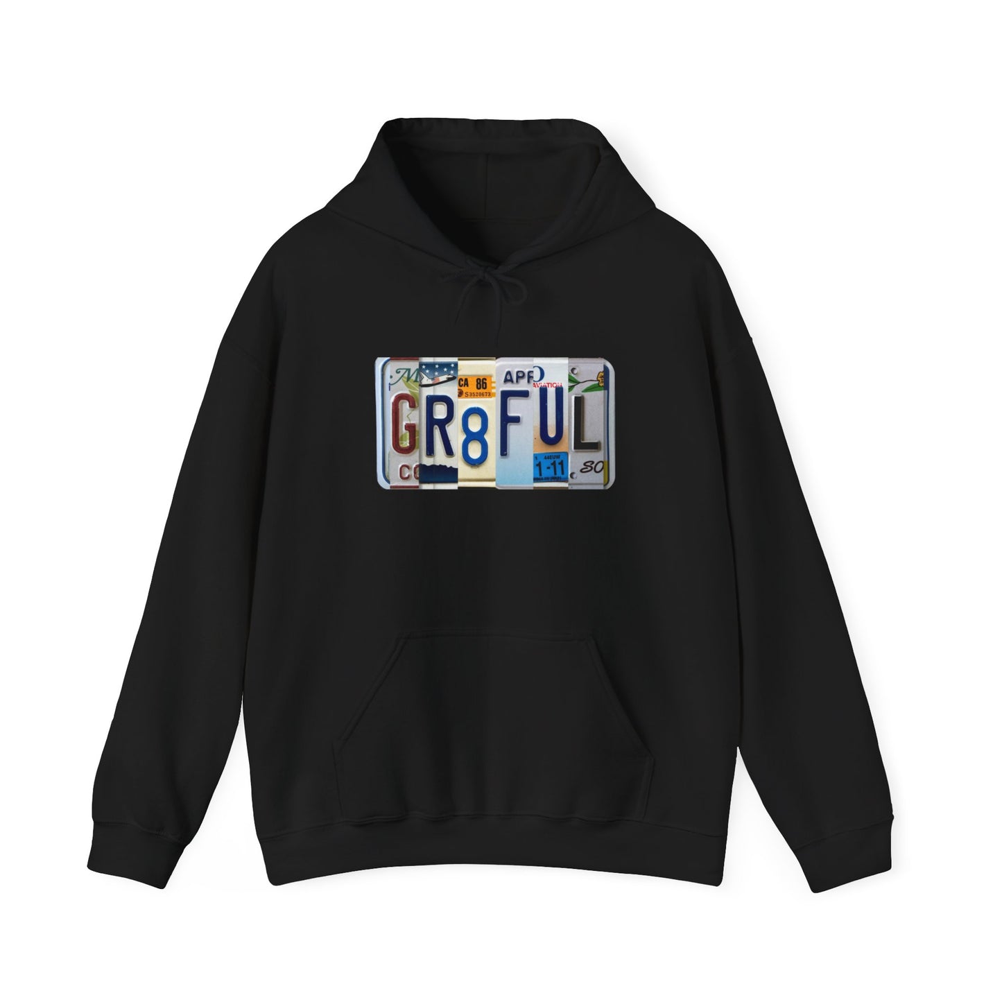 Inspirational "GR8FUL" - Unisex Heavy Blend™ Hooded Sweatshirt