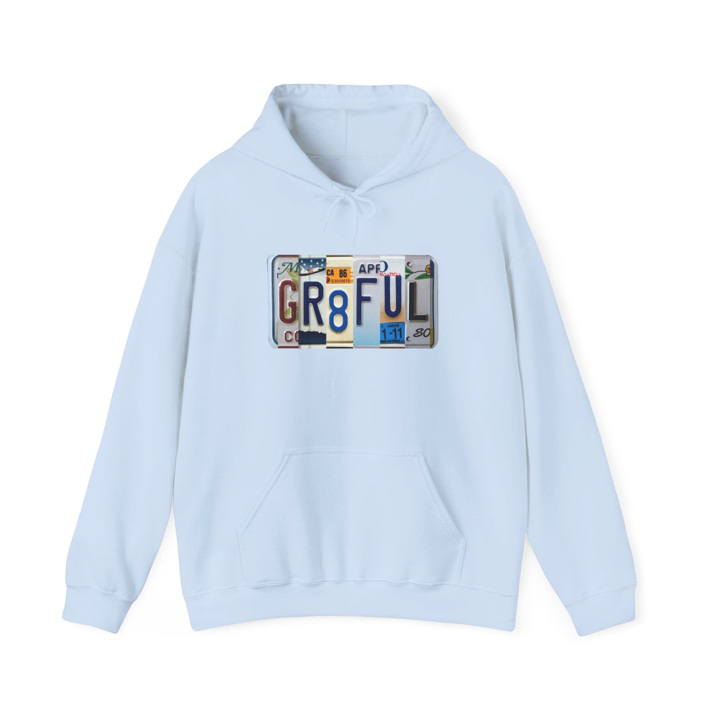 Inspirational "GR8FUL" - Unisex Heavy Blend™ Hooded Sweatshirt