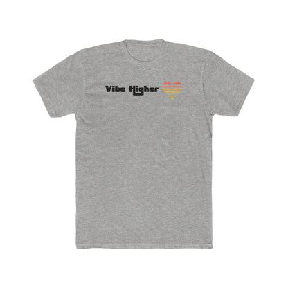 Elevating 'Vibe Higher' Unisex Jersey Short Sleeve Tee - Bella+Canvas 100% Cotton Casual Fabric