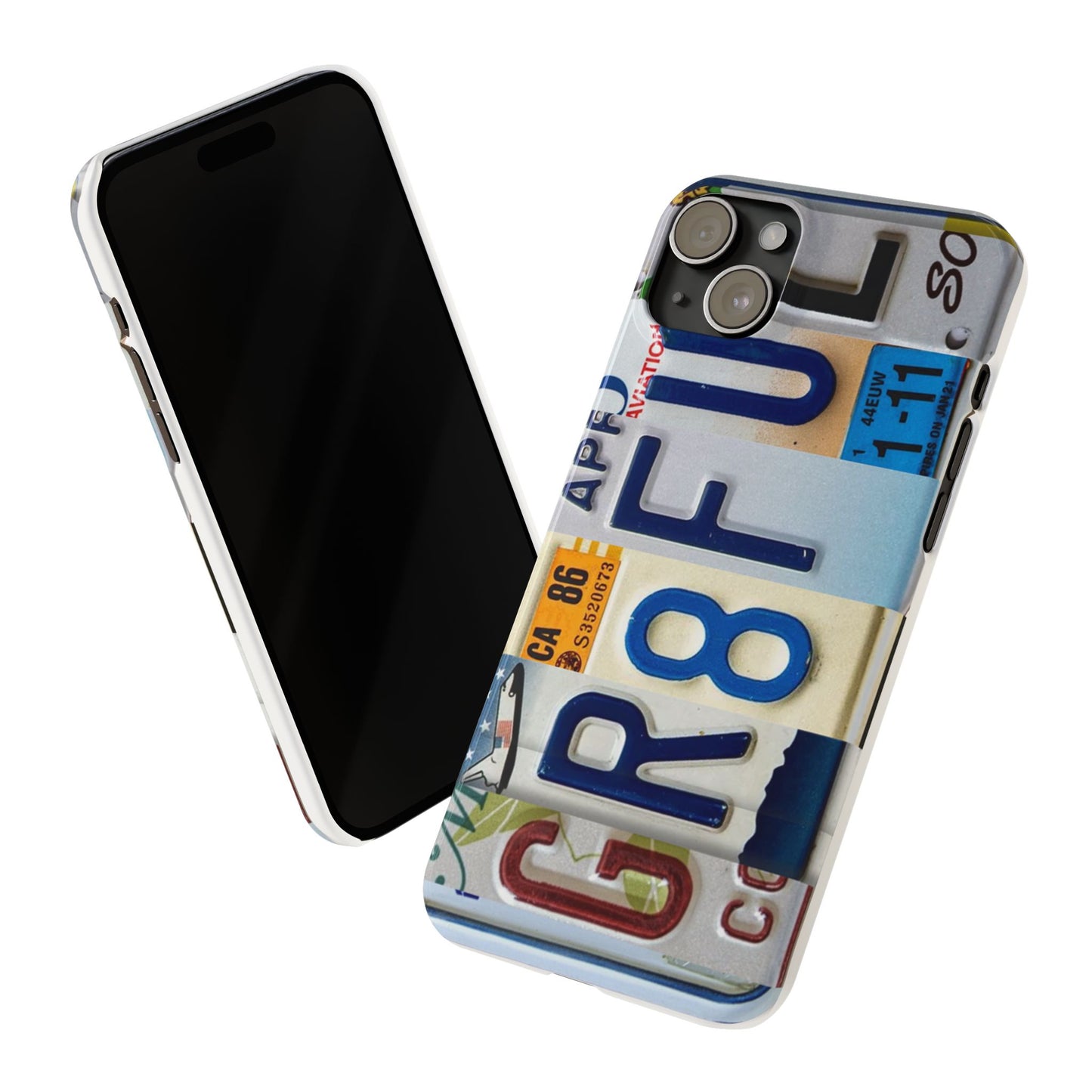 Inspirational "Gr8ful" Slim Phone Cases - iPhone 14-16 ALL versions!!