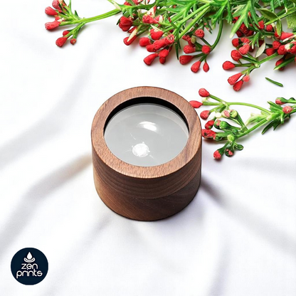 2 Slots Mini Wooden Ring Box
