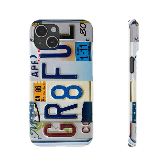 Inspirational "Gr8ful" Slim Phone Cases - iPhone 14-16 ALL versions!!