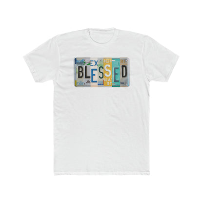 Inspirational 'BLESSED' Unisex Cotton Crew Tee - Comfortable and Stylish Shirt