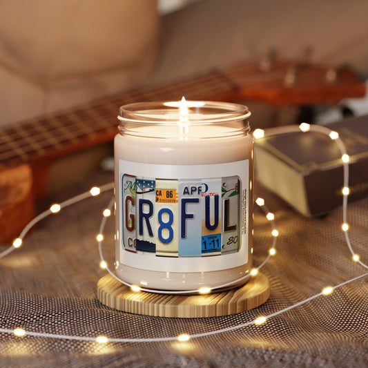 "Gr8tful" - Scented Soy Candle, 9oz