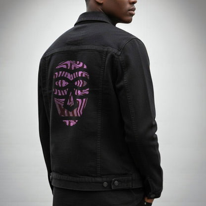 Heritage Mask Fabric Denim Jacket for Men – Wear the Story