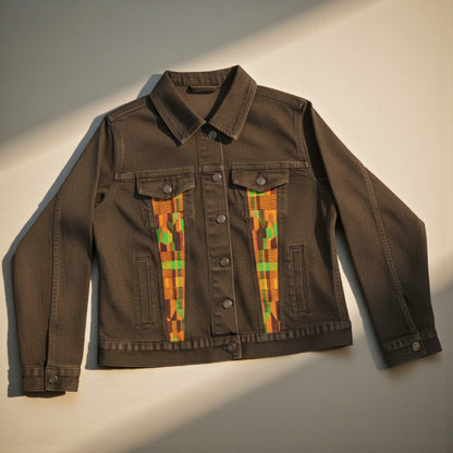 Heritage Mask Fabric Denim Jacket for Men – Wear the Story