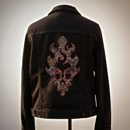 Heritage Mask Fabric Denim Jacket for Men – Wear the Story