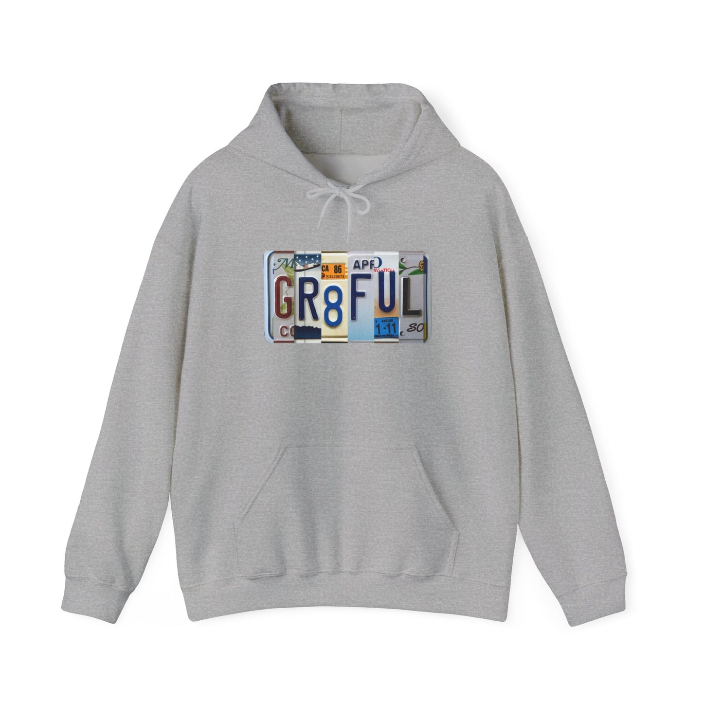 Inspirational "GR8FUL" - Unisex Heavy Blend™ Hooded Sweatshirt