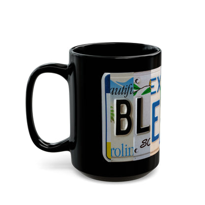 Blessed Ceramic Black Mug - Inspirational 15oz Coffee Cup for Daily Motivation