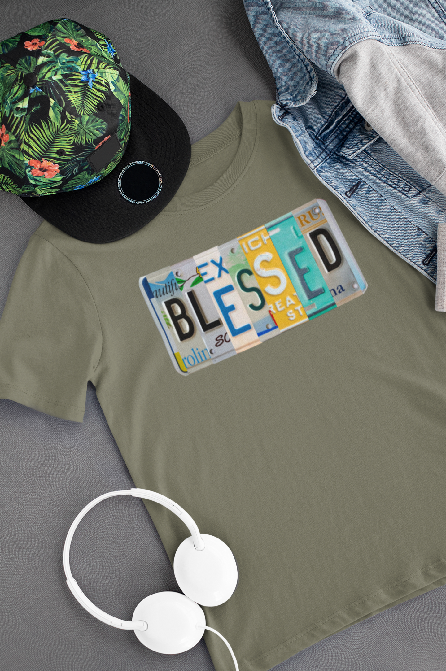 Inspirational 'BLESSED' Unisex Cotton Crew Tee - Comfortable and Stylish Shirt