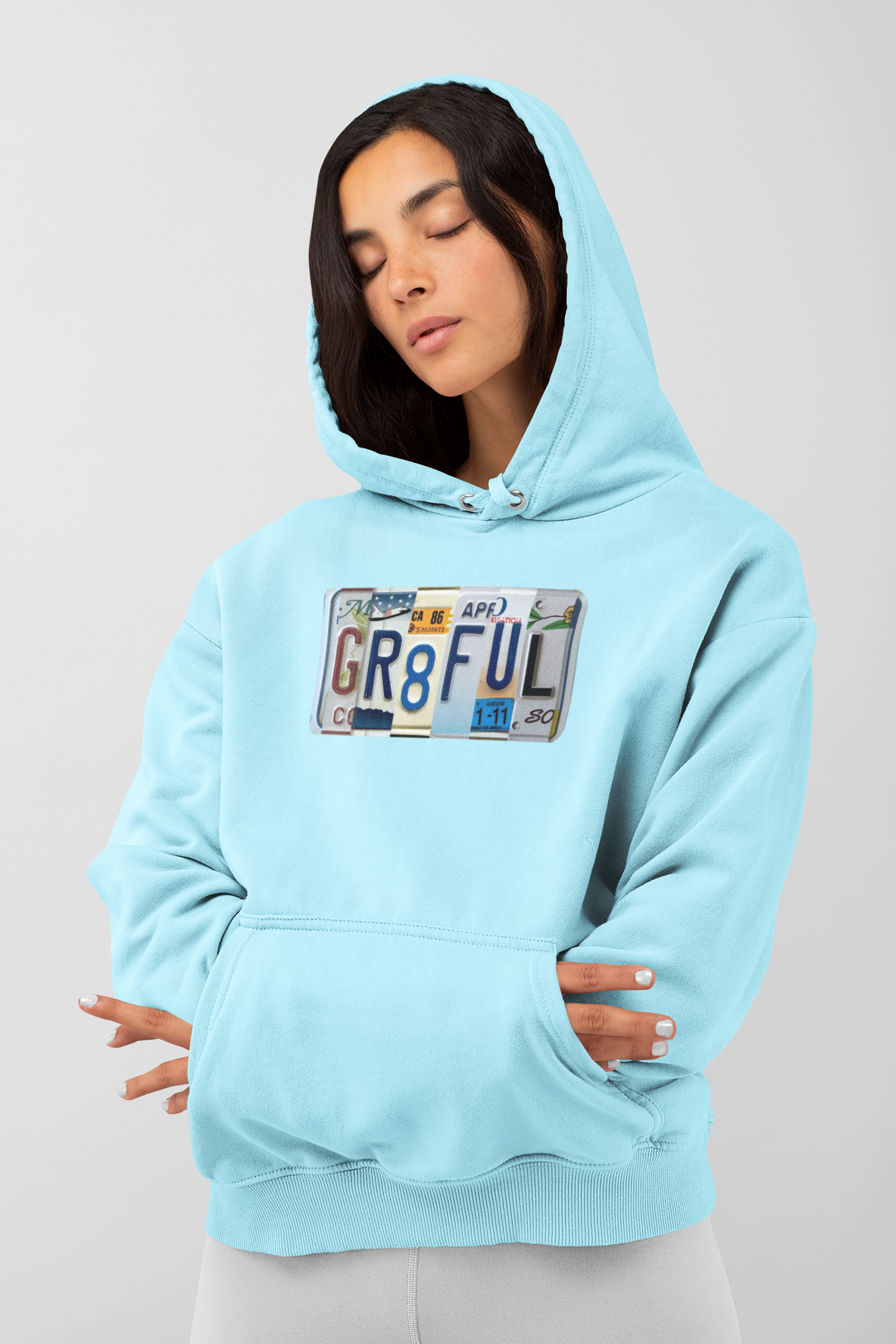 Inspirational "GR8FUL" - Unisex Heavy Blend™ Hooded Sweatshirt